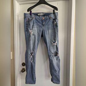 Torrid size 16S distressed jeans